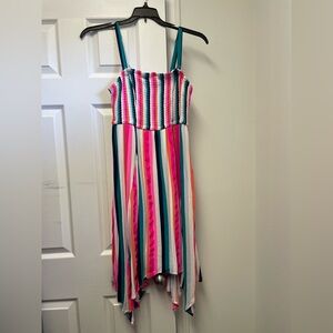 Torrid Handkerchief Hem Dress with Removable Straps Size 1